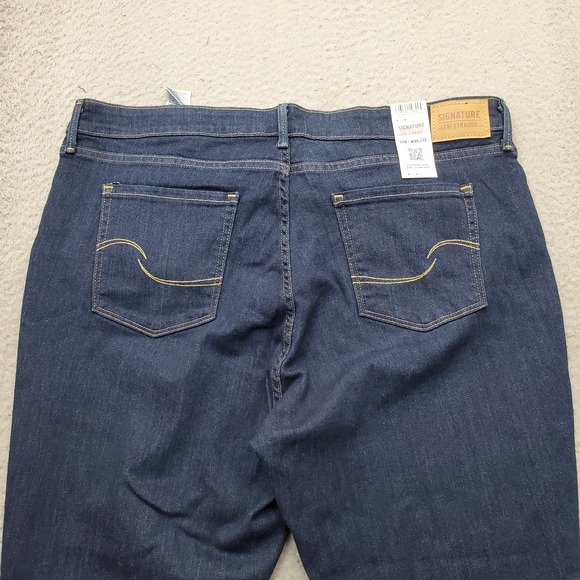 Levi's Bootcut Jeans Women's‎ 35x32 Blue Denim Mid Rise Single Stitch 5-Pockets - Picture 8 of 9